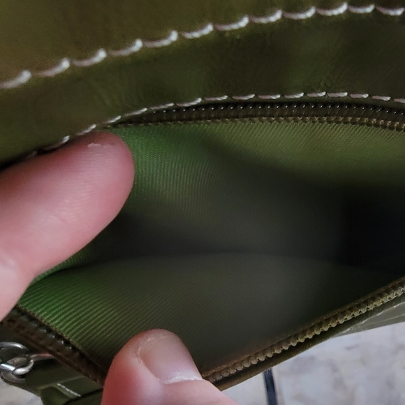 Espe Vegan Purse/backpack 11 x 10 Olive Green - Picture 12 of 12